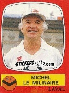 Figurina Michel Le Milinaire - Football France 1986-1987 n. 49 - Panini