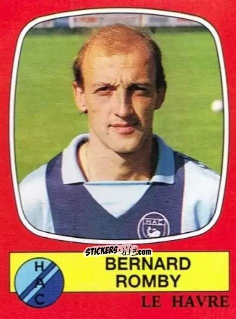 Sticker Bernard Romby - Football France 1986-1987 n. 68 - Panini