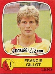 Cromo Francis Gillot - Football France 1986-1987 n. 86 - Panini