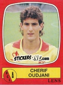 Figurina Cherif Oudjani - Football France 1986-1987 n. 96 - Panini