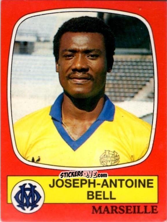 Figurina Joseph-Antoine Bell - Football France 1986-1987 n. 114 - Panini