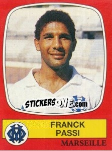 Figurina Franck Passi - Football France 1986-1987 n. 122 - Panini