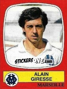 Figurina Alain Giresse - Football France 1986-1987 n. 123 - Panini