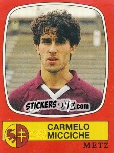 Figurina Carmelo Micciche - Football France 1986-1987 n. 142 - Panini