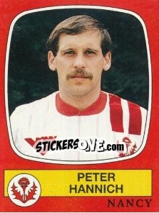 Cromo Peter Hannich - Football France 1986-1987 n. 171 - Panini