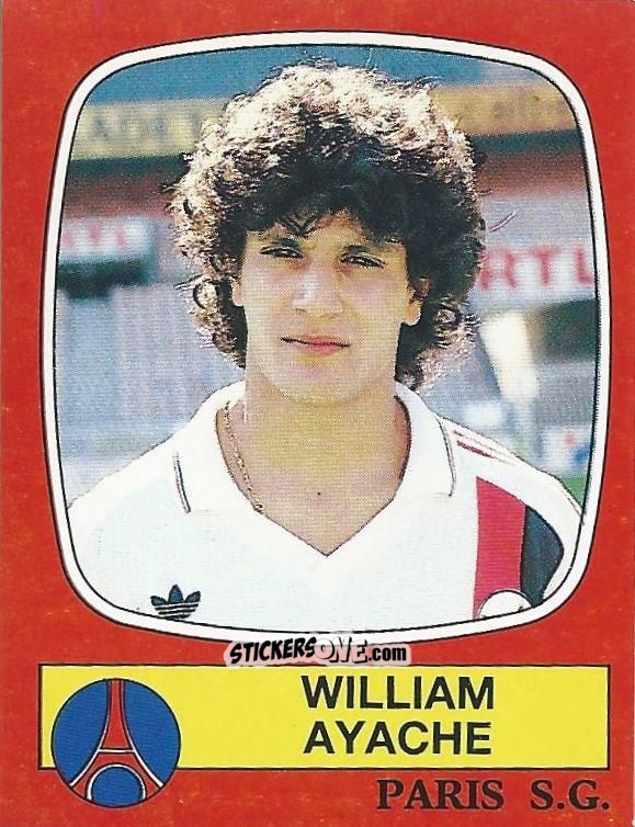 Figurina William Ayache - Football France 1986-1987 n. 211 - Panini