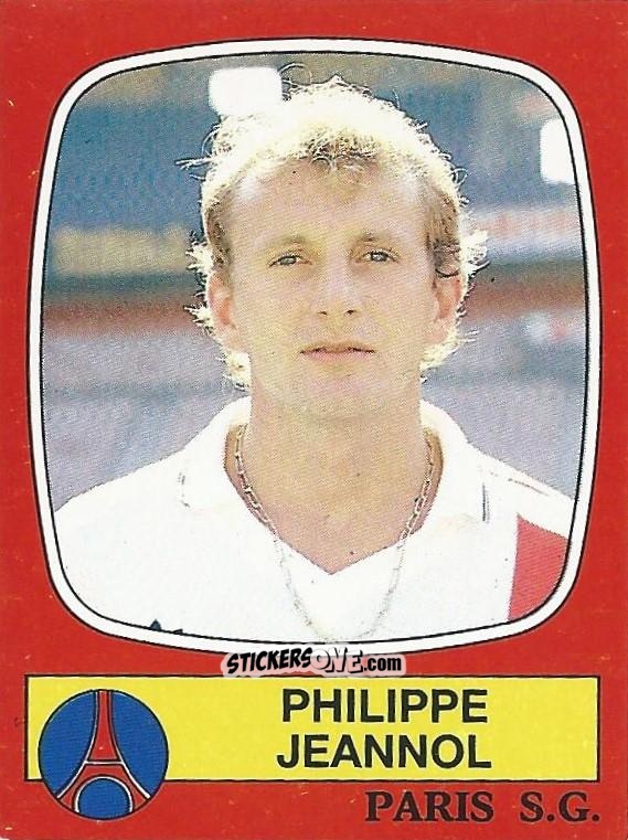 Sticker Philippe Jeannol - Football France 1986-1987 n. 214 - Panini