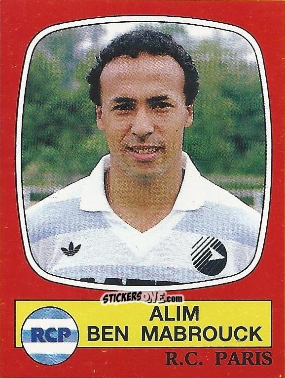 Figurina Alim Ben Mabrouck - Football France 1986-1987 n. 233 - Panini