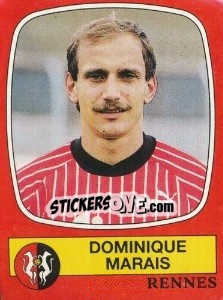Cromo Dominique Marais - Football France 1986-1987 n. 247 - Panini
