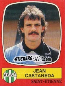 Sticker Jean Castaneda - Football France 1986-1987 n. 258 - Panini