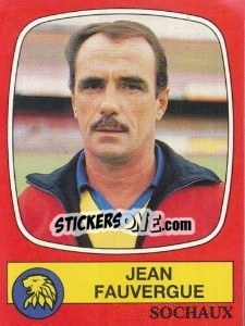 Figurina Jean Fauvergue - Football France 1986-1987 n. 273 - Panini