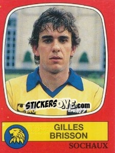 Figurina Gilles Brisson - Football France 1986-1987 n. 275 - Panini