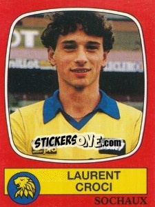 Cromo Laurent Croci - Football France 1986-1987 n. 278 - Panini