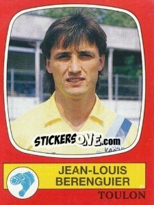 Cromo Jean-Louis Berenguier - Football France 1986-1987 n. 291 - Panini