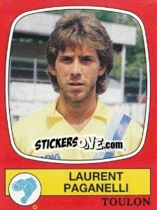 Cromo Laurent Paganelli - Football France 1986-1987 n. 300 - Panini