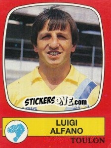 Cromo Luigi Alfano - Football France 1986-1987 n. 303 - Panini