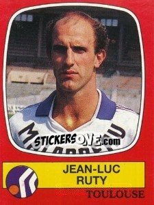 Cromo Jean-Luc Ruty - Football France 1986-1987 n. 310 - Panini