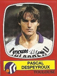 Figurina Pascal Despeyroux - Football France 1986-1987 n. 313 - Panini