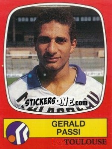 Figurina Gerald Passi - Football France 1986-1987 n. 315 - Panini