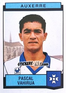 Cromo Pascal Vahirua - Football France 1987-1988 n. 17 - Panini