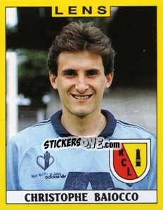 Cromo Christophe Baiocco - FOOT 1988-1989 n. 106 - Panini