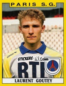 Cromo Laurent Goutey - FOOT 1988-1989 n. 268 - Panini
