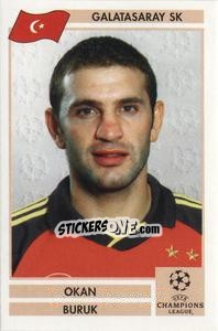 Cromo Okan Buruk - Champions League 2000-2001. Finale n. 83 - Panini