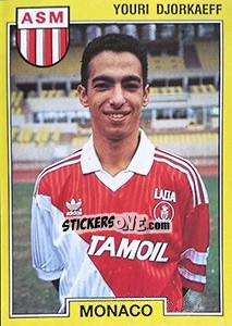 Cromo Youri Djorkaeff - FOOT 1991-1992 n. 145 - Panini