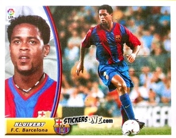 Cromo Kluivert - Liga Spagnola 2003-2004 n. 105 - Colecciones ESTE