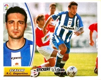 Cromo Scaloni - Liga Spagnola 2003-2004 n. 166 - Colecciones ESTE