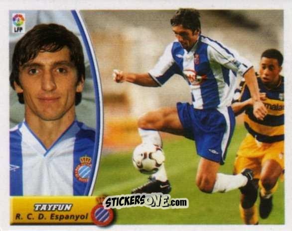 Figurina Tayfun (Doble Imagen) - Liga Spagnola 2003-2004 n. 194 - Colecciones ESTE