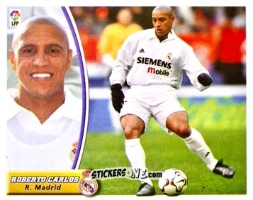 Figurina Roberto Carlos - Liga Spagnola 2003-2004 n. 212 - Colecciones ESTE