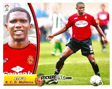 Cromo Eto'o - Liga Spagnola 2003-2004 n. 280 - Colecciones ESTE