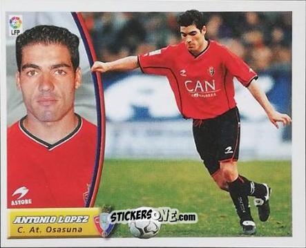 Sticker Antonio Lopez - Liga Spagnola 2003-2004 n. 325 - Colecciones ESTE