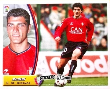 Figurina Aloisi - Liga Spagnola 2003-2004 n. 337 - Colecciones ESTE