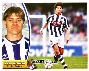 Figurina Xabi Alonso - Liga Spagnola 2003-2004 n. 409 - Colecciones ESTE
