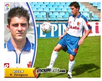Sticker 5. Villa (ZARAGOZA) - Liga Spagnola 2003-2004 n. 518 - Colecciones ESTE
