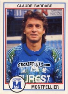 Figurina Claude Barrabe - FOOT 1992-1993 n. 141 - Panini