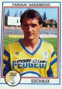 Cromo Farouk Hadzibegic - FOOT 1992-1993 n. 215 - Panini