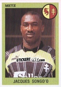 Cromo Jacques Songo'o - FOOT 1993-1994 n. 160 - Panini