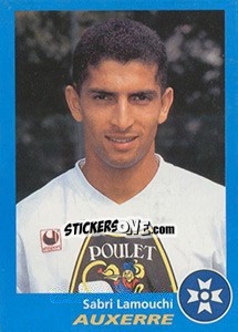 Cromo Sabri Lamouchi - FOOT 1995-1996 n. 30 - Panini