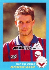 Figurina Jean-Luc Dogon - FOOT 1995-1996 n. 56 - Panini