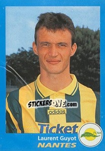 Cromo Laurent Guyot - FOOT 1995-1996 n. 249 - Panini