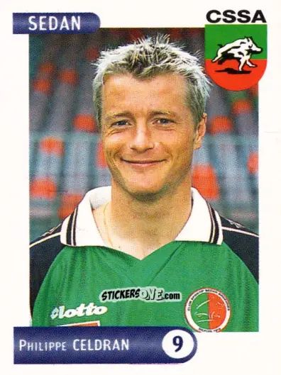 Cromo Philippe Celdran - FOOT 2000-2001 n. 277 - Panini