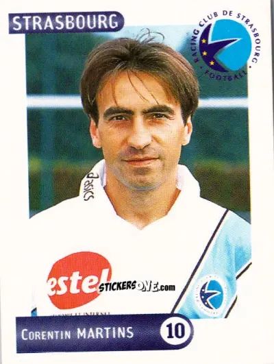 Cromo Corentin Martins - FOOT 2000-2001 n. 300 - Panini