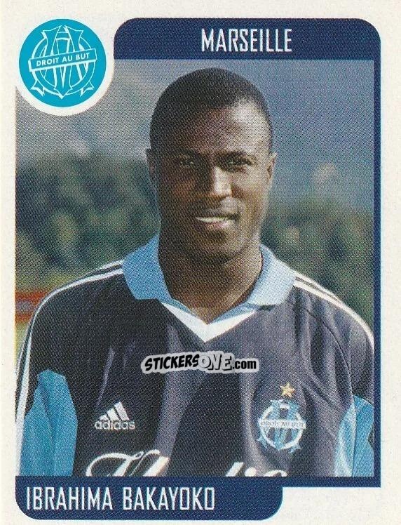 Cromo Ibrahima Bakayoko - FOOT 2001-2002 n. 193 - Panini
