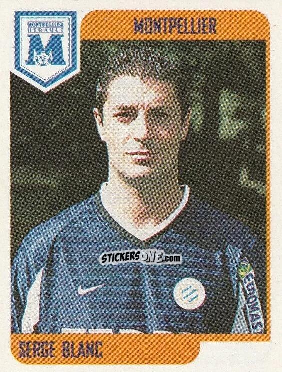 Cromo Serge Blanc - FOOT 2001-2002 n. 242 - Panini