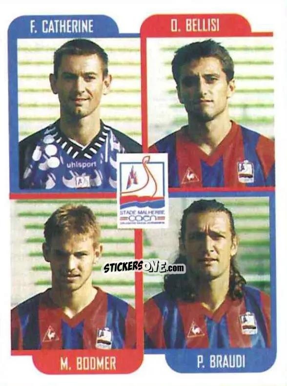 Cromo F. Catherine / O. Bellisi / M. Bodmer / P. Braudi - FOOT 2001-2002 n. 398 - Panini