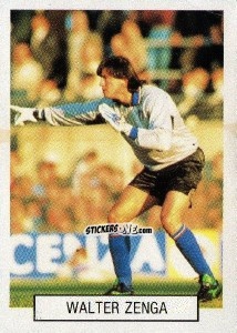 Figurina Walter Zenga - Italia 1990. Goal Master n. 8 - Euroflash