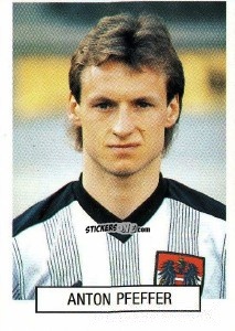 Sticker Anton Pfeffer - Italia 1990. Goal Master n. 29 - Euroflash